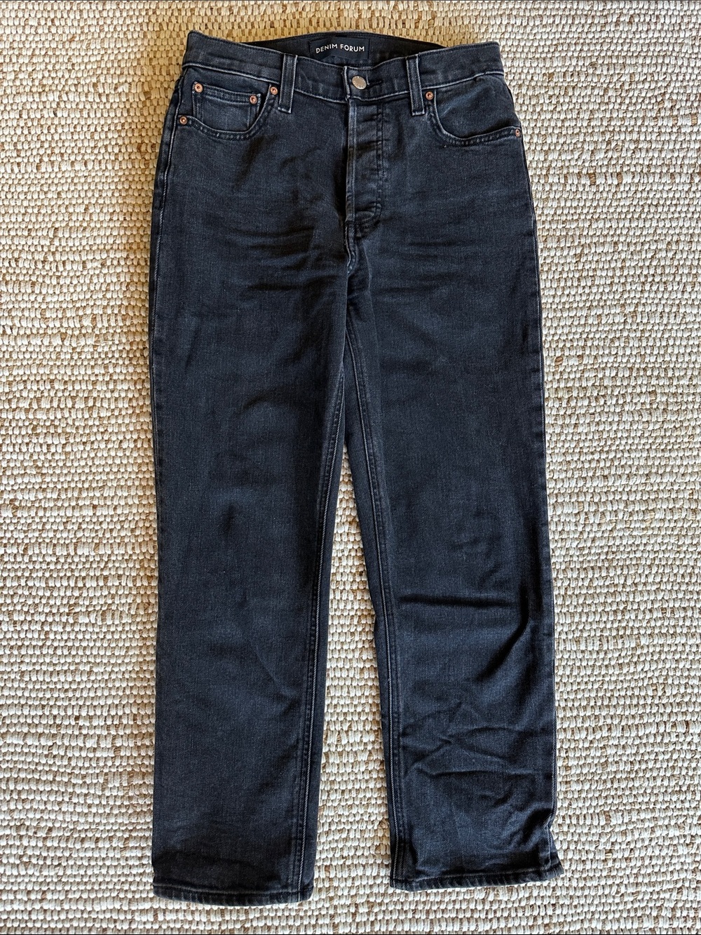 Denim Forum The Arlo High Rise Straight